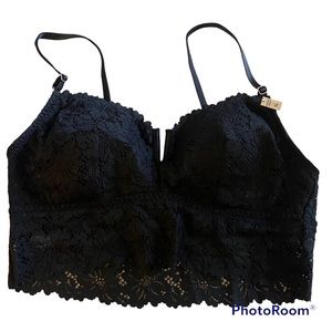 NWT Victoria’s Secret Black Lace Bustier Size Extra Large